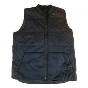 Mens XXL Black Nike Zip Puffer Vest